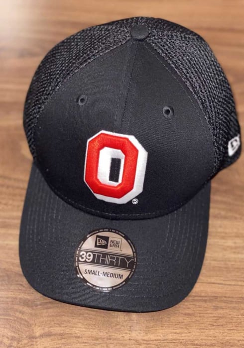 Ohio State Buckeyes NEO 39THIRTY Black New Era Flex Hat