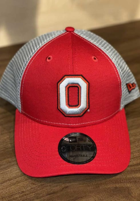 New Era Ohio State Buckeyes Trucker 9FORTY Adjustable Hat - Red