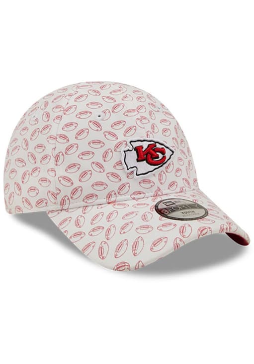 Toddler New Era White Kansas City Chiefs Cutie Bucket Hat