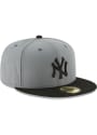 New York Yankees New Era New York Yankees Mlb Basic 59Fifty Fitted Fitted Hat - Grey