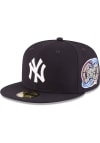 Main image for New Era New York Yankees Mens Navy Blue New York Yankees World Series Collection 59Fifty Fitted ..