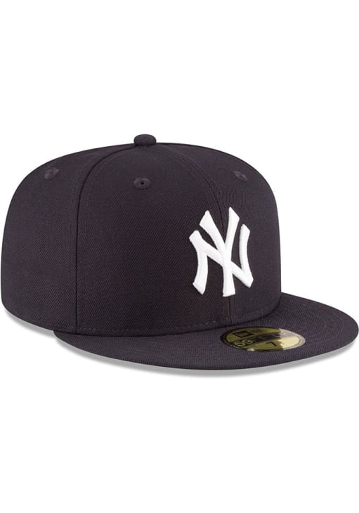 New Era New York Yankees Mens Navy Blue New York Yankees World Series Collection 59Fifty Fitted 20..