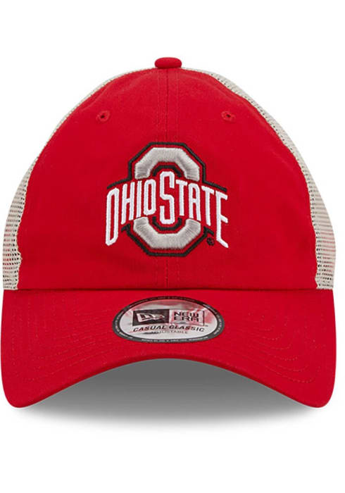 New Era Ohio State Buckeyes Flag 9TWENTY Adjustable Hat - Red