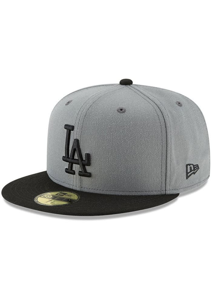 低価格で大人気の Los Era New GRAY 59FIFTY Basic 2T Mens Dodgers Angeles 応援グッズ