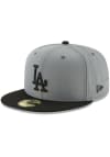 Main image for New Era Los Angeles Dodgers Mens Grey 2T Basic 59FIFTY Fitted Hat