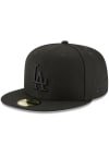 Main image for New Era Los Angeles Dodgers Mens Black Tonal 59FIFTY Fitted Hat