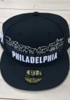 Main image for New Era Philadelphia 76ers Mens Black Philadelphia 76ers Black GCP City Series 59FIFTY Fitted Ha..