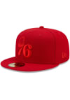 Main image for New Era Philadelphia 76ers Mens Red Color Pack 59FIFTY Fitted Hat