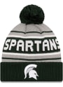 Michigan State Spartans New Era Cheer Knit - Green