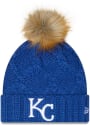 Kansas City Royals Womens New Era Luxe Knit - Blue