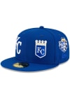 Main image for New Era Kansas City Royals Mens Blue Patch Pride 59FIFTY Fitted Hat