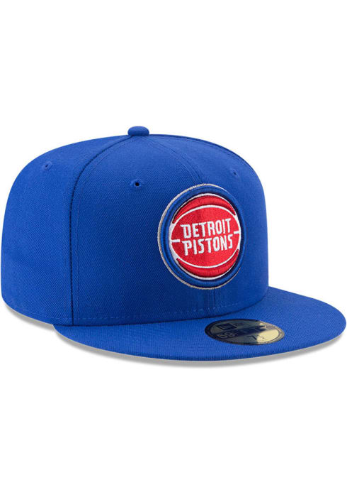 Detroit Pistons Primary 59FIFTY Blue New Era Fitted Hat