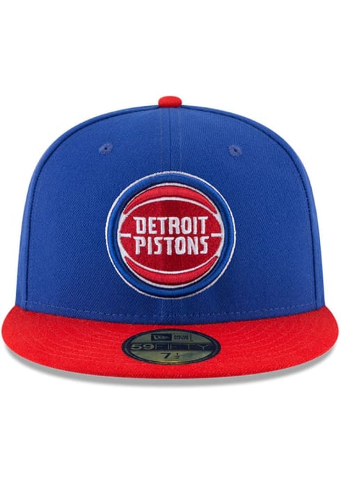 Detroit Pistons 2T 59FIFTY Blue New Era Fitted Hat