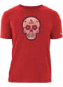 St Louis Cardinals New Era Sugar Skull T Shirt - Red