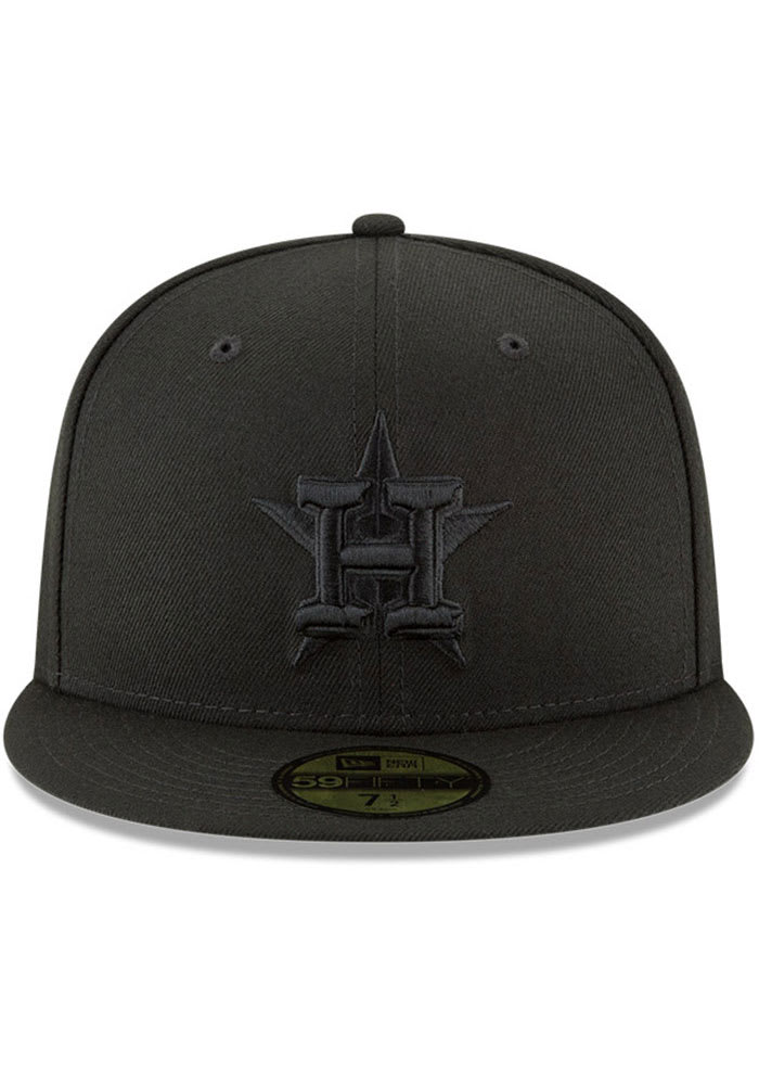 all black astros hat