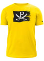 Pittsburgh Pirates New Era Flag T Shirt - Gold