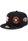 Main image for New Era Houston Astros Mens Navy Blue Patch Pride 59FIFTY Fitted Hat