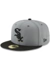 Main image for New Era Chicago White Sox Mens Grey 2T Basic 59FIFTY Fitted Hat