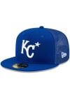 Main image for New Era Kansas City Royals Mens Blue All Star Game No Patch 59FIFTY Fitted Hat