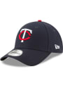 Minnesota Twins New Era The League 9FORTY Adjustable Hat - Navy Blue