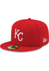 Main image for New Era Kansas City Royals Mens Red KC Royals Red GCP Grey UV 59FIFTY Fitted Hat