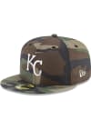 Main image for New Era Kansas City Royals Mens Green KC Royals Camo GCP 59FIFTY Fitted Hat