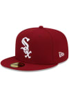 Main image for New Era Chicago White Sox Mens Red Chi White Sox Red GCP Grey UV 59FIFTY Fitted Hat