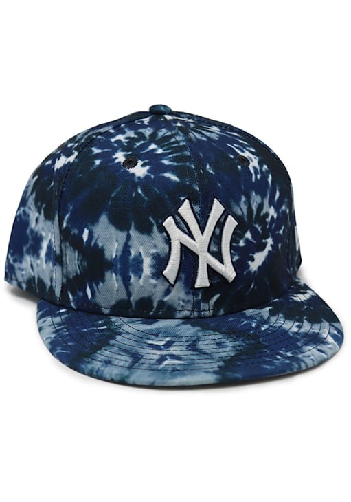 New York Yankees Mens NY Yankees 3-Tone Tie Dye 59FIFTY NAVY New
