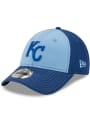 Kansas City Royals New Era KC Royals MLB20 2Tone Clutch 9FORTY Adjustable Hat - Blue