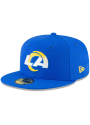 Los Angeles Rams New Era Basic 59FIFTY Fitted Hat - Blue