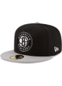 Brooklyn Nets New Era Basic 59FIFTY Fitted Hat - Black