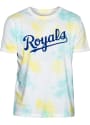 Kansas City Royals New Era ICE DYE Fashion T Shirt - Blue