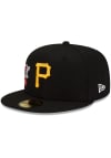 Main image for New Era Pittsburgh Pirates Mens Black City Cluster 59FIFTY Fitted Hat