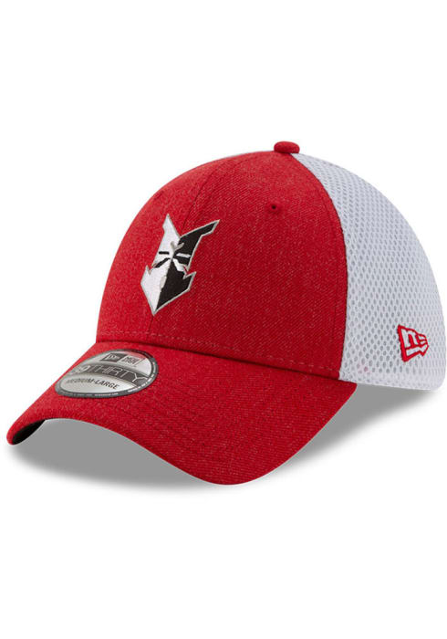 Indianapolis Heather Front 39THIRTY Red New Era Flex Hat