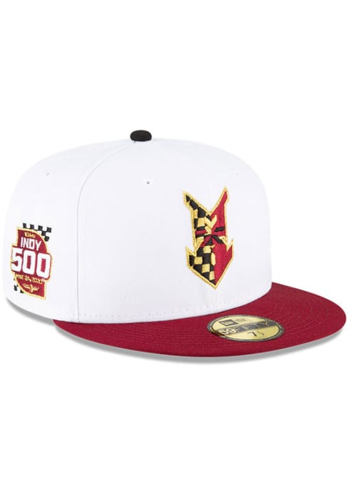 Indianapolis Indians Theme Night 59FIFTY White New Era Fitted Hat