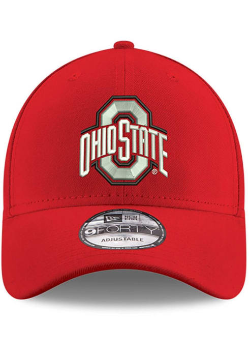 New Era Ohio State Buckeyes Core Classic 9FORTY Adjustable Hat - Red