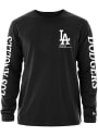 Los Angeles Dodgers New Era ENERGY BRUSHED COTTON T Shirt - Black