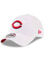 Cincinnati Reds New Era Perf Pivot 9TWENTY Adjustable Hat - White
