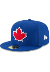Main image for New Era Toronto Blue Jays Mens Blue AC Diamond Era Alt 2017 59FIFTY Fitted Hat