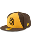 Main image for New Era San Diego Padres Mens Brown AC Alt 2017 59FIFTY Fitted Hat