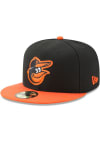 Main image for New Era Baltimore Orioles Mens Black Road 2017 59FIFTY Fitted Hat
