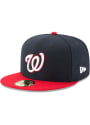 Washington Nationals New Era Alt 2017 59FIFTY Fitted Hat - Navy Blue