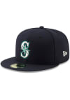 Main image for New Era Seattle Mariners Mens Navy Blue Game 2017 59FIFTY Fitted Hat