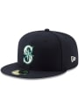 Seattle Mariners New Era Game 2017 59FIFTY Fitted Hat - Navy Blue