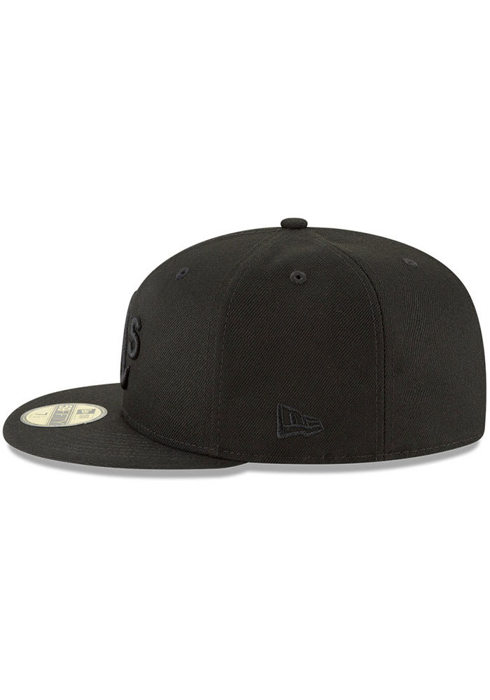 Marca New EraNew Era Oakland Athletics Black On Black cap 59fifty 5950 Fitted Special Limited Edition 