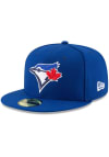 Main image for New Era Toronto Blue Jays Mens Blue ACPERF Game 2017 59FIFTY Fitted Hat