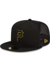 Main image for New Era Pittsburgh Pirates Black JR 2022 Batting Practice 59FIFTY Youth Fitted Hat