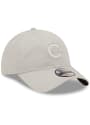 Chicago Cubs New Era Core Classic 2.0 9TWENTY Adjustable Hat - Silver
