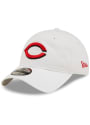 Cincinnati Reds New Era Core Classic 2.0 9TWENTY Adjustable Hat - White