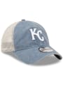 Kansas City Royals New Era Washed 9TWENTY Adjustable Hat - Blue